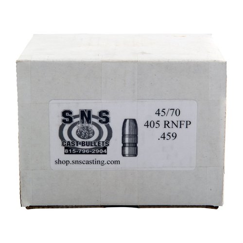 Disse 45/70 kaliber 405gr RNFP prosjektilene er laget av høykvalitets blylegering, med en BHN på 17 og optimalisert for hastigheter under 1250 FPS.