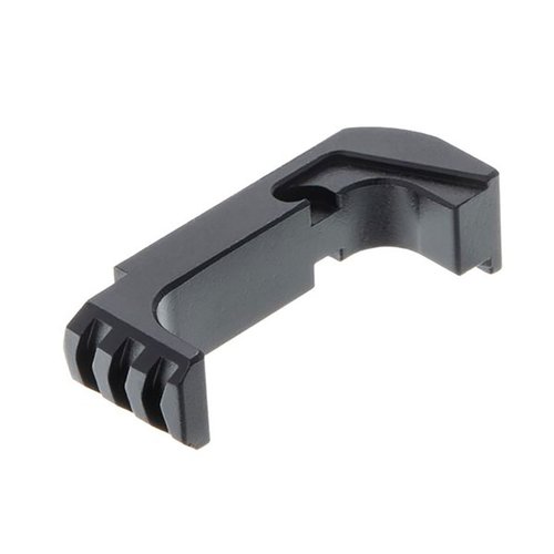 Tyrant Designs Extended Magazine Release for Glock gir rask og enkel tilgang til magasinet, med forbedret grep og enkel installasjon uten verktøy.