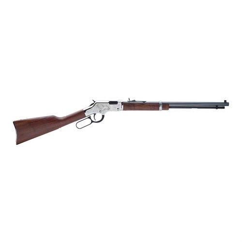 Silver Eagle II 20" 22 LR kombinerer klassisk design med moderne ytelse, og har en 20" oktagonal løp og buckhorn sikter for presisjon og stil.