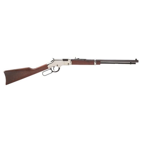 Henry Silver Boy 17HMR kombinerer klassisk amerikansk håndverk med moderne ytelse, med en 20" blued octagonal løp og justerbare sikter for presis skyting.