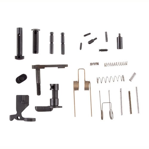 ZRO DELTA's AR-15 Lower Parts Kit er fosfatbehandlet og inkluderer alle grunnleggende deler for LPK, unntatt Trigger Guard, Grip og Fire Control Assemblies.