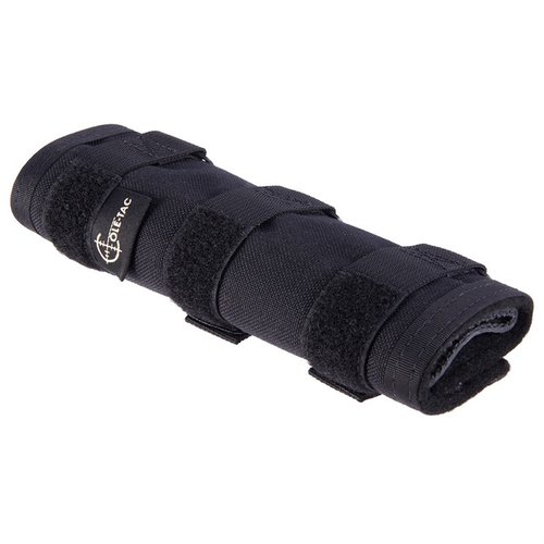 HTP Suppressor Cover tåler opptil 3000°F, har justerbare stropper, vanntett og brannbestandig design, og sikrer at dekselet sitter på plass under skyting.