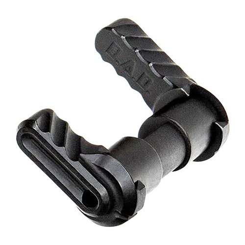 Oppgrader din Smith & Wesson® M&P®15-22 med BAD-ASS-PRO, en robust, ambidextrøs sikkerhetsvelger med modulære og reversible alternativer for maksimal pålitelighet.
