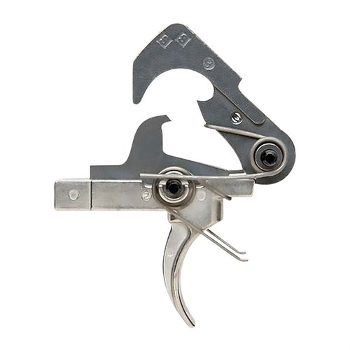 AR-15 Enhanced Trigger Group med Nickel Teflon gir en jevn og presis avtrekksopplevelse, med en vekt på 5,5-6 pund og deler laget i USA.