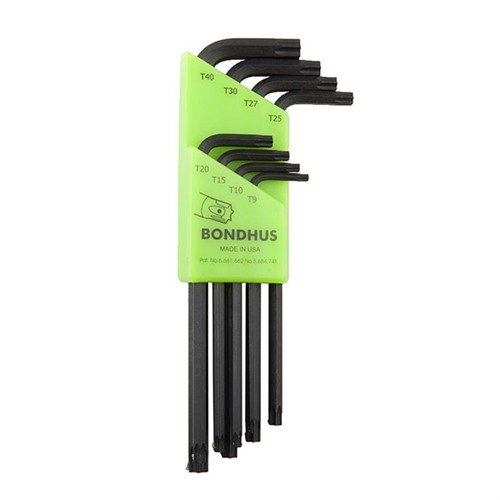 PROHOLD STAR TIP L-WRENCHES fra BONDHUS passer til alle Star og TORX skruer, holder skruen sikkert og er presis maskinert for enkel bruk og perfekt passform.