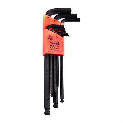 PROHOLD TIP BALL END WRENCHES fra BONDHUS sikrer at skruen sitter fast hver gang, med jevn rotasjon og styrke uten kompromiss.