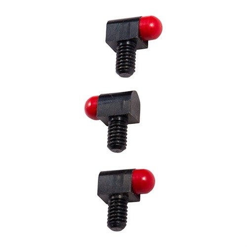 Bradley SIGHT BEADS gir deg en solid og pålitelig front sikte med rød plastbead, for bedre indeksering og styrke. Perfekt for presisjonsskyting.