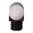 BRADLEY GUNSIGHT STD BEAD, 5/32" 6-48 TPI, 7/64" SHANK, WHITE