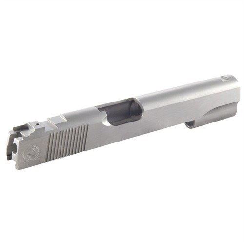 Caspian 1911 skinner i rustfritt stål med Bo-Mar sight cut tilbyr overlegen styrke, presise toleranser og et matt finish for optimal ytelse.