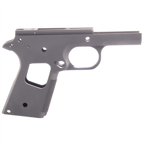 Bygg en skreddersydd 1911 med en førsteklasses receiver i karbonstål, med 25 lpi sjakkering for bedre grep og presisjon. Krever gunsmith tilpasning.