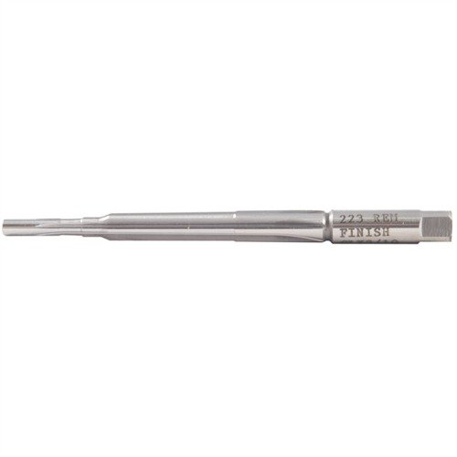 CLYMER's 223 Remington finishing reamer er laget av M-7 høyhastighetsstål, gir presisjon og holdbarhet for profesjonelle gunsmiths. Kvalitet garantert.