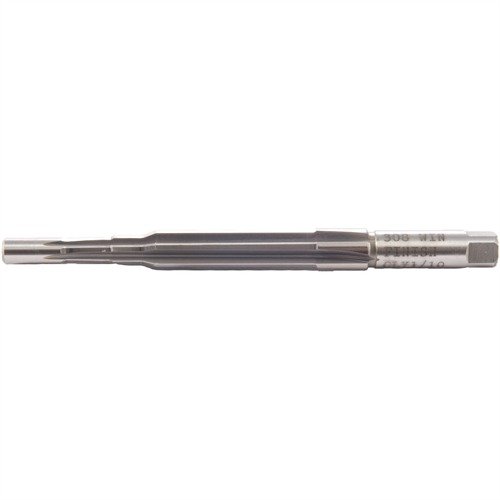 CLYMER 308 Winchester finishing reamer er laget av M-7 High-Speed Steel for presisjon og holdbarhet, perfekt for profesjonelle gunsmiths.