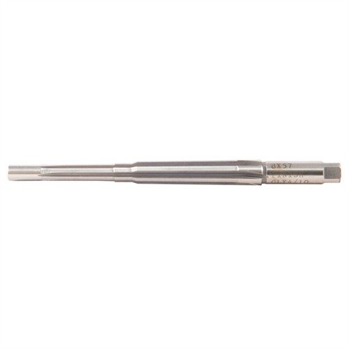 Clymer 8x57mm Mauser finishing reamer i førsteklasses M-7 High-Speed Steel, gir presisjon og langvarig ytelse for profesjonelle gunsmiths.