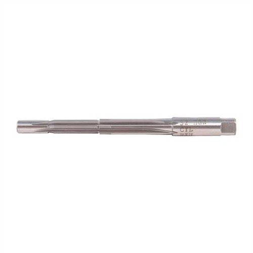 CLYMER Pistol Chambering Reamers gir presise kammer for rimmed og rimless håndvåpenpatroner, laget av M-7 High-Speed Steel for langvarig bruk.