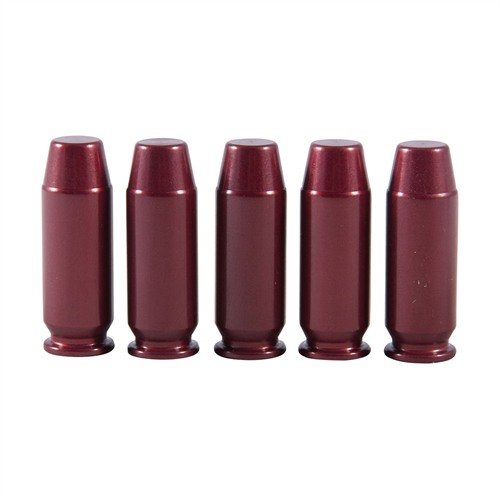 AMMO SNAP CAP DUMMY ROUNDS fra A-ZOOM gir deg mulighet til å øve på lasting, avlasting og tørrtrening med holdbare aluminiumsrunder for bedre skyteteknikk.