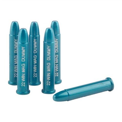 A-ZOOM RIMFIRE DUMMY ROUNDS gir trygg funksjonstest av våpen uten risiko for utilsiktet avfyring, perfekt for demonstrasjoner og sikkerhetskurs.