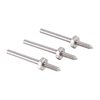 #6 Point Mandrel fra CRATEX har 1⁄8" shank diameter og passer til 1⁄8" arbor hull, med en maksimal hastighet på 25 000 rpm. Selges i pakker med 3.