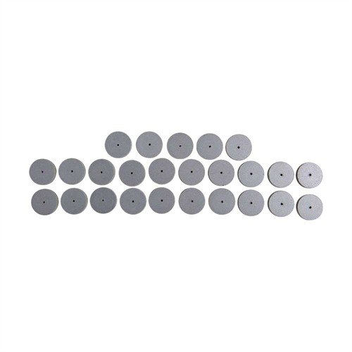 CRATEX #74 Straight Edge Wheel gir presise og jevne overflater med sin 7⁄8" diameter og 1/8" tykkelse, ideell for våpenarbeid og finjustering.