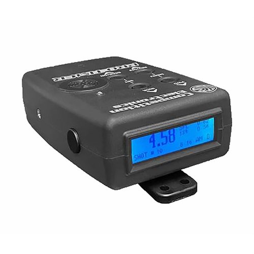 PROTIMER gir deg 50 skudd minne, hit factor scoring, justerbar lyd, LED-startsignal og et klart LCD-display for optimal treningsopplevelse.