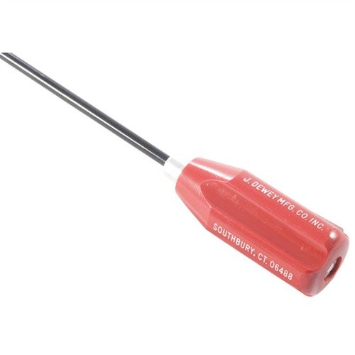Disse DEWEY-coated rods har en slitesterk nylonbelegg som ikke skraper riflingen, med glatt håndtak og adapter for 8-32 tilbehør for enkel rengjøring.