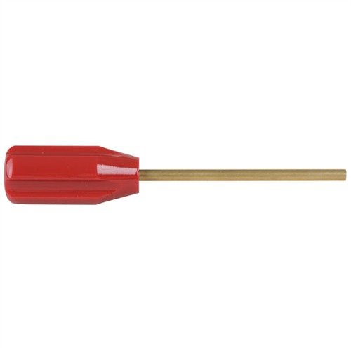 Dewey's håndvåpen kammer- og sylinder rengjøringsstang i solid messing gir maksimal kraft uten fleks, perfekt for effektiv rengjøring av håndvåpenkamre.