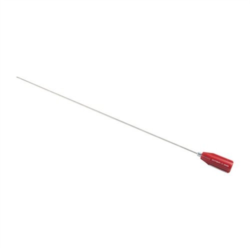 Dewey 26" SMALL CALIBER ROD i rustfritt stål er ideell for vedlikehold av .17 og .20 kaliber håndvåpen og rifler, med 5-40 gjenger og profesjonell brass jag.