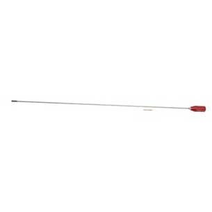 Dewey 36" SMALL CALIBER ROD i rustfritt stål er sterk og holdbar, perfekt for vedlikehold av .17 og .20 kaliber våpen. Kommer med brass jag tip.