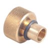 COATED ROD MUZZLE GUIDE fra DEWEY er laget av maskinert messing med O-ring som beskytter riflingen og rengjøringsstengene, og holder stangen sentrert.