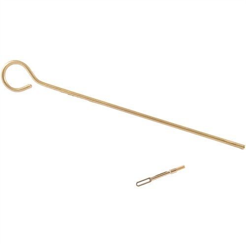 Enkelt, ett-stykke messingstang med fingerløkke, perfekt for skytebanen og praktisk på benken. Passer til .22 kaliber og større, inkluderer messing slotted tip.