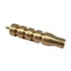 Dewey 50J jags i maskinert messing er spesialdesignet for Dewey Coated Rifle Rods, og gir optimal rengjøring med patch over kanten eller pakket rundt.