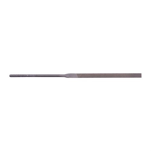 FRIEDR. DICK GMBH Professional Gunsmith Needle File Set tilbyr 12 presise filer med knurling for bedre grep, lagret i en robust rull for enkel tilgang og beskyttelse.
