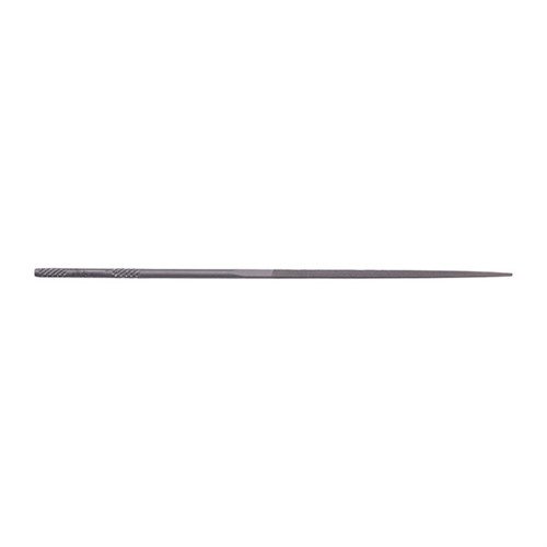 FRIEDR. DICK GMBH Professional Gunsmith Needle File Set tilbyr 12 presise filer med knurling for godt grep, perfekt for detaljert metallarbeid i en robust oppbevaringsrull.