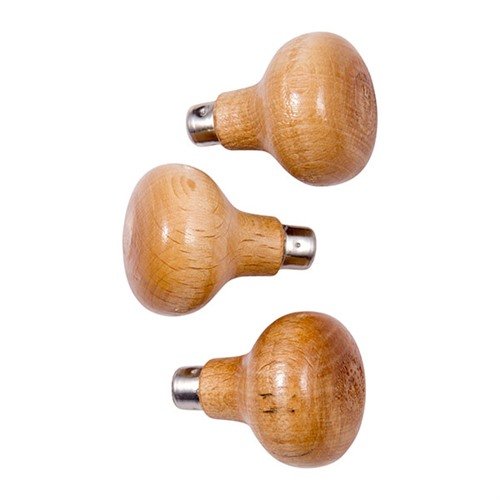 Spesialformet for unike verktøy, med solid metallferrule og 0.010" (0.25mm) hull. Pakke med 3 håndtak for presisjonsarbeid.