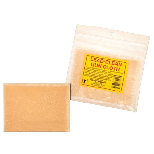 LEAD-CLEAN GUN CLOTH fra PRO SHOT PRODUCTS, INC er ideell for effektiv rengjøring av våpen, fjerner bly og gir en beskyttende finish for optimal ytelse.