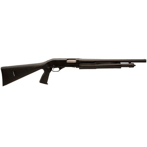 Oppdag Stevens 320 Security Pump 12ga med pistolgrep. Perfekt for sikkerhet og pålitelighet! 🔒 Lett og kompakt design.
