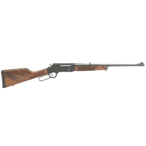 Henry Long Ranger Lever Action med åpne sikter i .243 Win kombinerer presisjon og pålitelighet, perfekt for både jakt og sportsskyting.