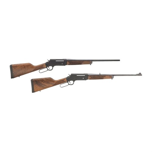 Henry Long Ranger Lever Action med 6.5 Cr kaliber og 22" løp gir presisjon og pålitelighet med 4 skudds kapasitet, perfekt for jakt og skyting.