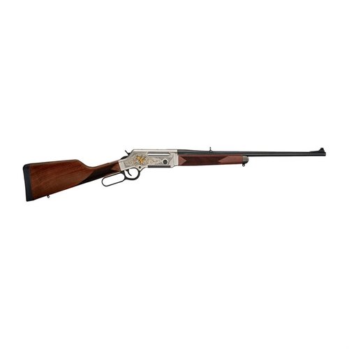Henry Long Ranger Lever Antelope Wildlife Edition .243 Rem 20" bbl er en pålitelig rifle med utmerket presisjon og stil, perfekt for jakt og skyting.