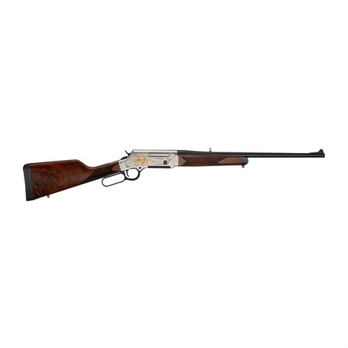 Henry Long Ranger Elk Wildlife Edition 308 Win har en 20" løp og 4 skudd kapasitet, perfekt for jakt med presisjon og pålitelighet.