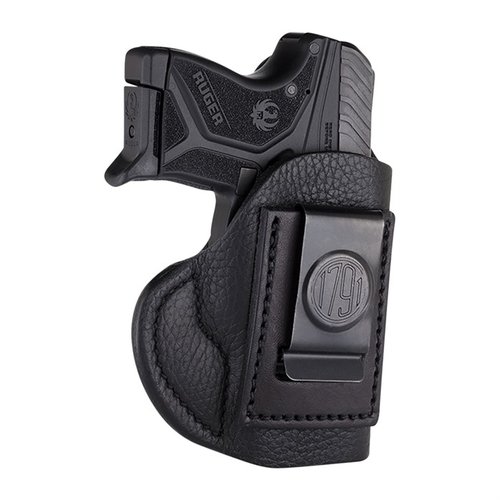 Smooth Concealment Holster Night Sky Black RH 4 fra 1791 GUNLEATHER tilbyr komfortabel og sikker bæring, laget av høy kvalitet lær for langvarig bruk.