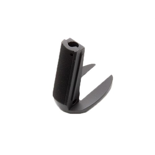 Bullet Proof 1 Piece Magwell i aluminium gir forbedret grep og raskere magasinbytte for full-size pistoler, perfekt for konkurranse og taktisk bruk.