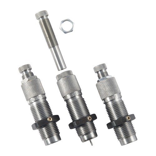Lyman AA Multi-Dlx 3 Die 45 Colt gir deg presis og effektiv lading av patroner, med holdbare materialer og enkel justering for optimal ytelse.