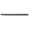 Robuste, lette aluminiumsrails med Picatinny-spor for rask justering av øyeavstand og fleksibilitet i valg av kikkert, uten permanente endringer på riflen.