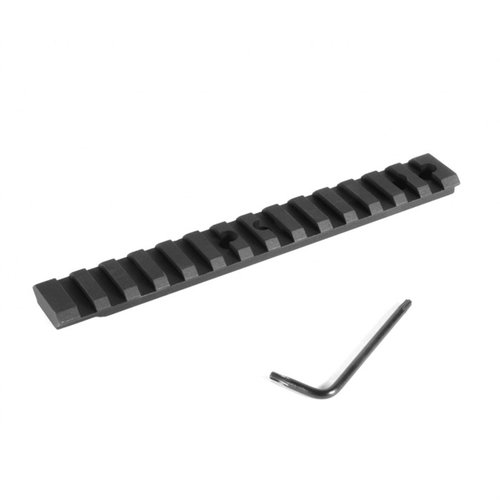 EGW Mossberg 500, 590, 835, 930, 935 HD Scope Bases gir deg en solid Picatinny-skinne uten boring, med justerbar øyeavstand for bedre presisjon.