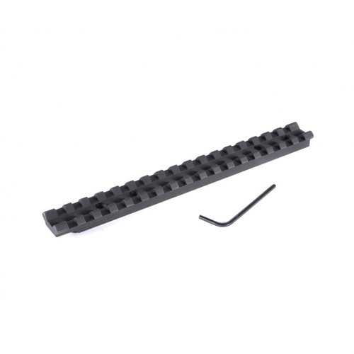 EGW Ruger American Long Action Scope Bases gir deg en solid Picatinny-skinne uten boring, lett aluminium, og enkel justering av øyeavstand.