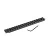 EGW Savage Edge/Axis Scope Bases gir deg en solid Picatinny-skinne uten boring, laget av lett 6061 T6 aluminium for enkel justering av kikkertsikte.