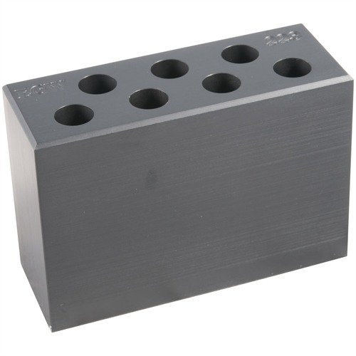 7-HOLE CHAMBER CHECKERS sikrer at ammunisjon er innen spesifikasjoner, reduserer risikoen for feil og er laget av solid 6061 T6 aluminium for pålitelighet.