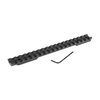 EGW Savage 110-116 Round Back Long Action Scope Bases gir deg en solid Picatinny-skinne uten boring, laget av lett 6061 T6 aluminium for fleksibel montering av kikkertsikter.