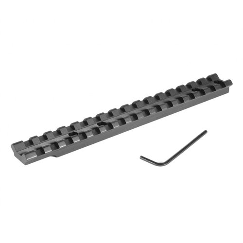 EGW Remington 783 Short Action Scope Bases gir deg en solid Picatinny-skinne uten boring, laget av lett 6061 T6 aluminium for fleksibilitet og holdbarhet.