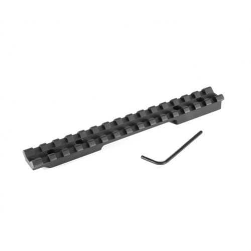 EGW Winchester 70 Short Action Scope Bases gir deg en solid Picatinny-skinne uten boring, laget av lett 6061 T6 aluminium for fleksibel montering av kikkertsikter.